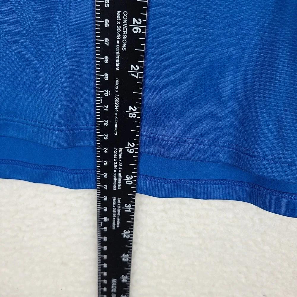 Nike Running Sweater Mens XL Blue Dri Fit Trainer Performance Tech Golf‎ *
